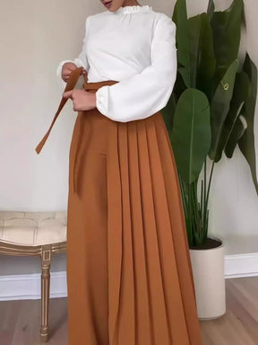 Calça Plissada Esmeralda- Elegância, Charme e Sofisticação em uma peça exclusiva!
