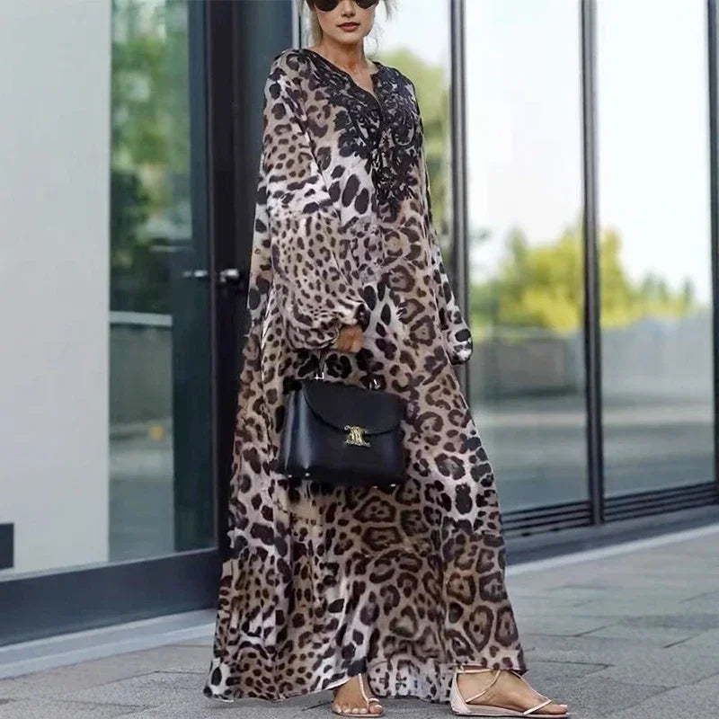 Vestido Onça Elisa- Leve e Soltinho + Frete Grátis