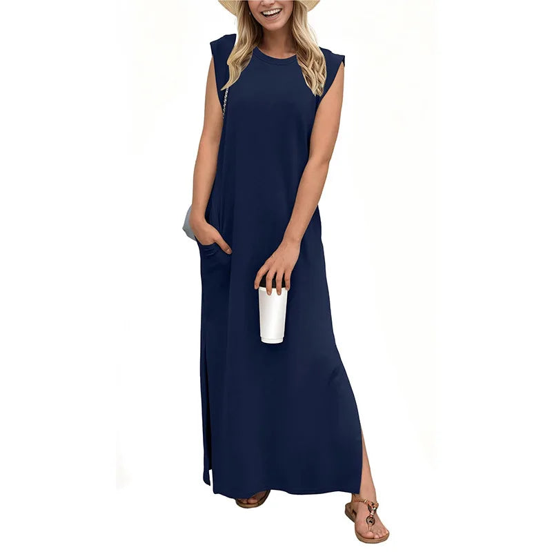 Vestido Elisa - Sem Mangas Leve e Soltinho- Ideal para diversas ocasiões