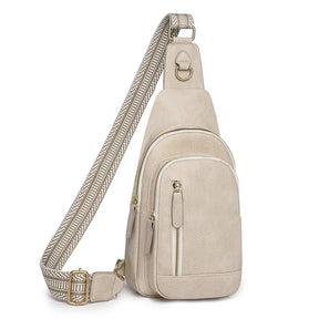 Bolsa Transversal Elegante- Espaçosa e um estilo que complementa a moda
