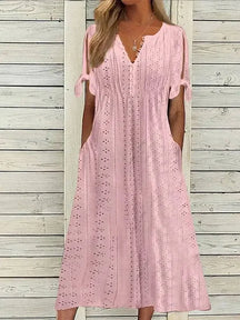 Vestido de Renda Luísa - Perfeito para dias quentes, encontros especiais ou passeios ao ar livre. (Verão 2026)