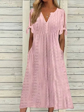 Vestido de Renda Luísa - Perfeito para dias quentes, encontros especiais ou passeios ao ar livre. (Verão 2026)