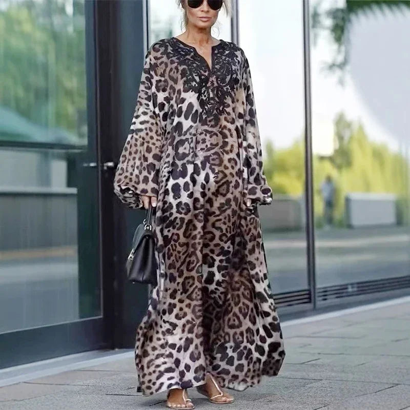 Vestido Onça Elisa- Leve e Soltinho + Frete Grátis