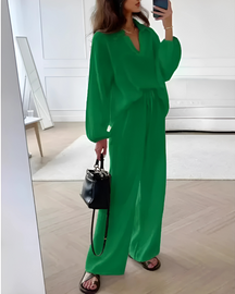 Conjunto Madri | 2 Peças - Linho Premium- Elegância e Sofisticação Perfeito Pra Você!