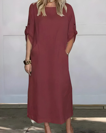 Vestido Casual Susana- Conforto, leveza e Sofisticação + Frete Grátis