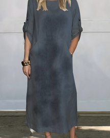 Vestido Casual Susana- Conforto, leveza e Sofisticação + Frete Grátis