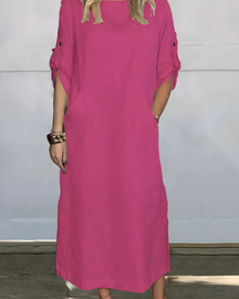 Vestido Casual Susana- Conforto, leveza e Sofisticação + Frete Grátis