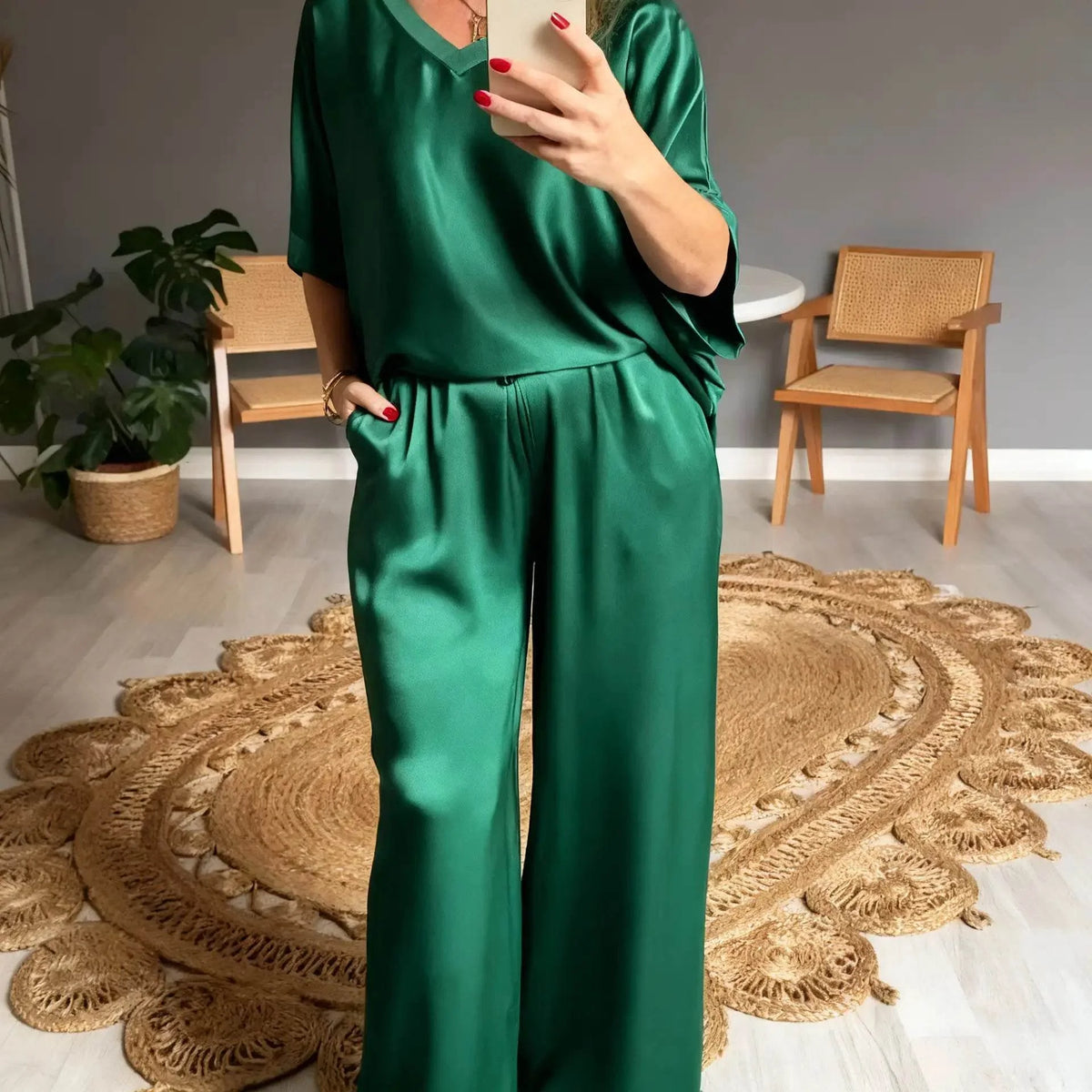 Conjunto Maisa- Sofisticação e Conforto- Perfeito para quem busca estilo sem complicação