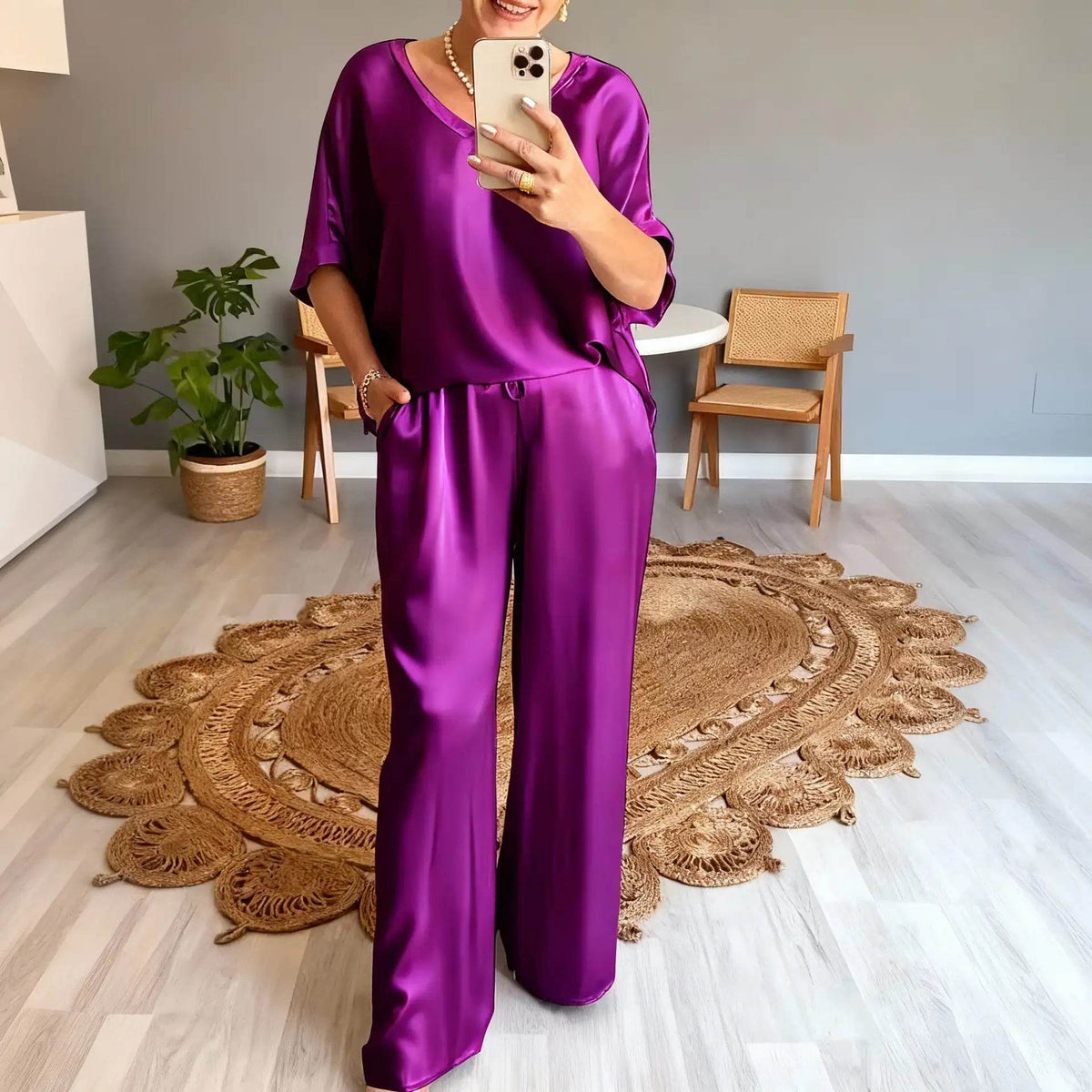 Conjunto Maisa- Sofisticação e Conforto- Perfeito para quem busca estilo sem complicação