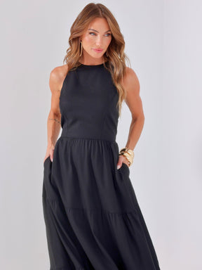 Vestido de Linho Sofia- A Combinação perfeita entre estilo e conforto + Frete Grátis