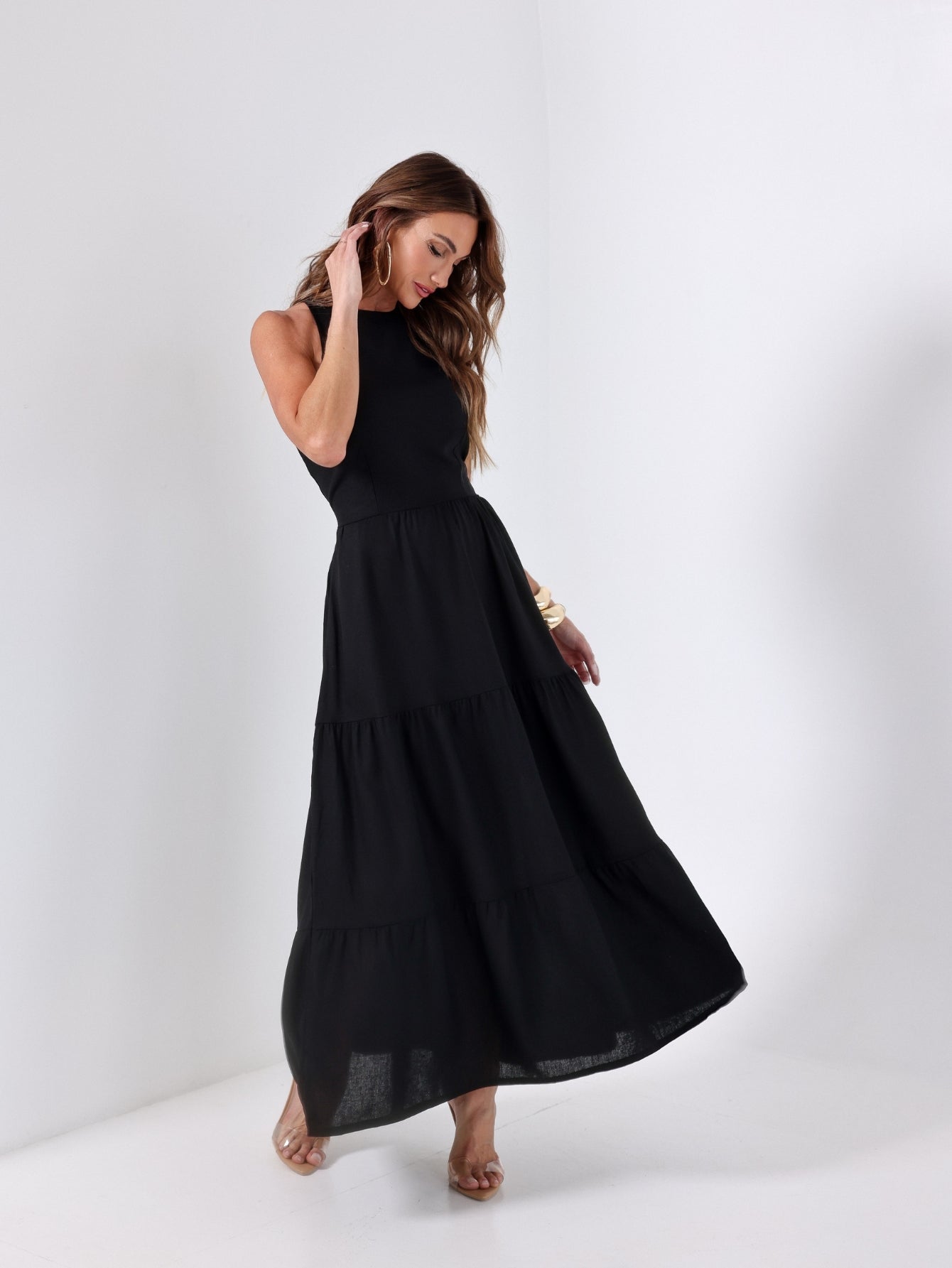 Vestido de Linho Sofia- A Combinação perfeita entre estilo e conforto + Frete Grátis