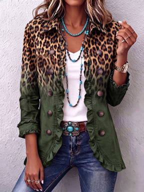 Blazer Leopardo- Moderno, estiloso e confortável. +Frete Grátis