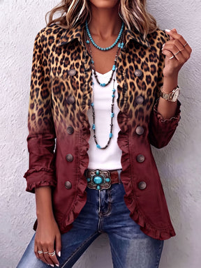 Blazer Leopardo- Moderno, estiloso e confortável. +Frete Grátis