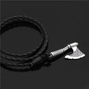Men's jewelery Ax Wrap Anchor Viking Bracelet Men's Leather Accessories Slavonic Perun Bangle Bracelets Viking Axe Bracelet - Descont Express